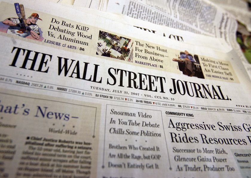 Wall Street Journal – 2.000 δημοσιογράφοι, 85 γραφεία, 51 χώρες, 26 έντυπες εκδόσεις.
