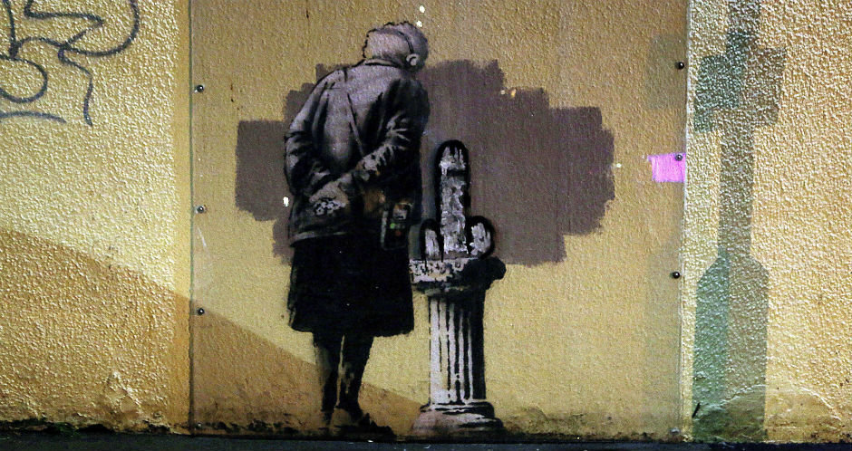Βανδαλίζοντας τον Banksy και τους άλλους (photos)