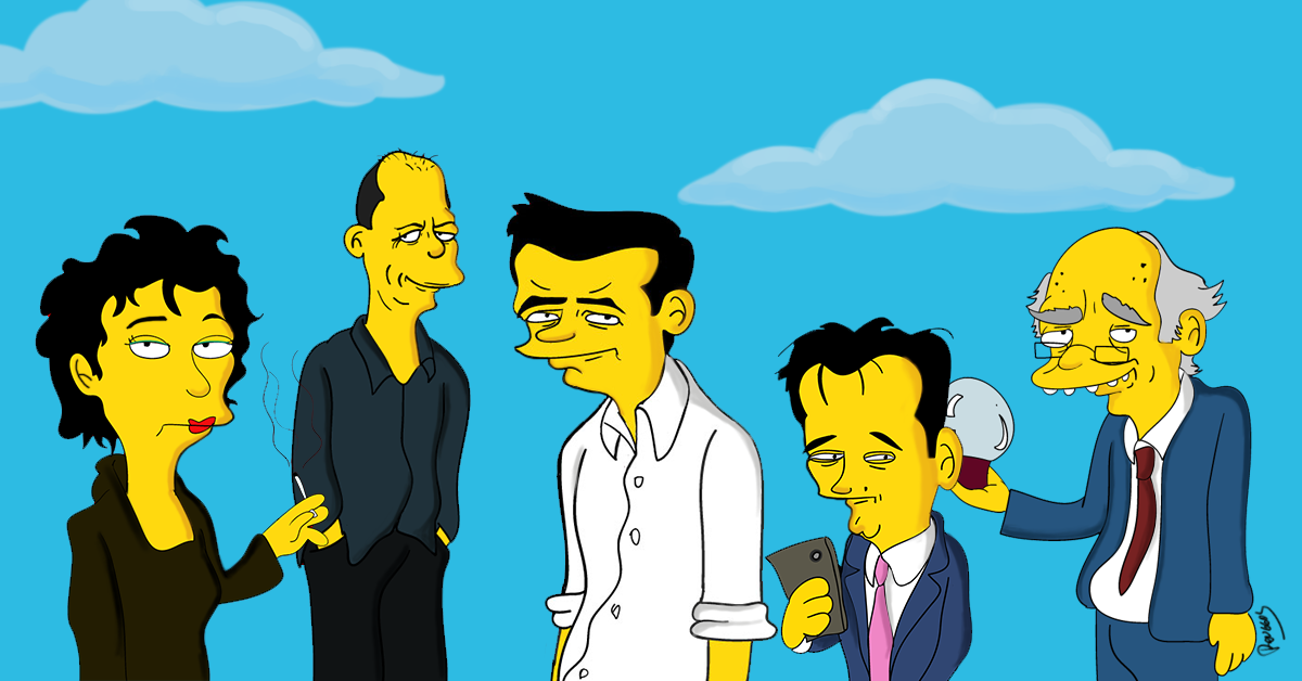 Πόσο γαμάτοι οι έλληνες πολιτικοί ως Simpsons; Πόσο;