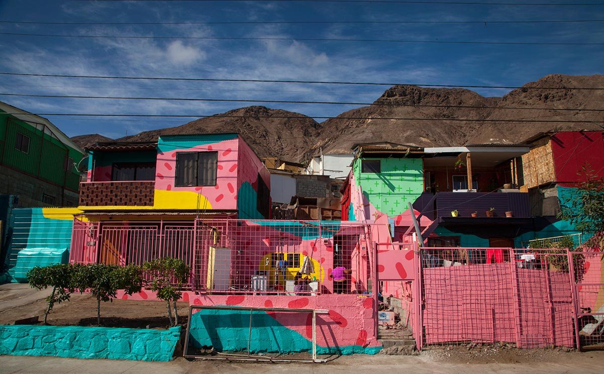 Η πολύχρωμη γειτονιά της Χιλής