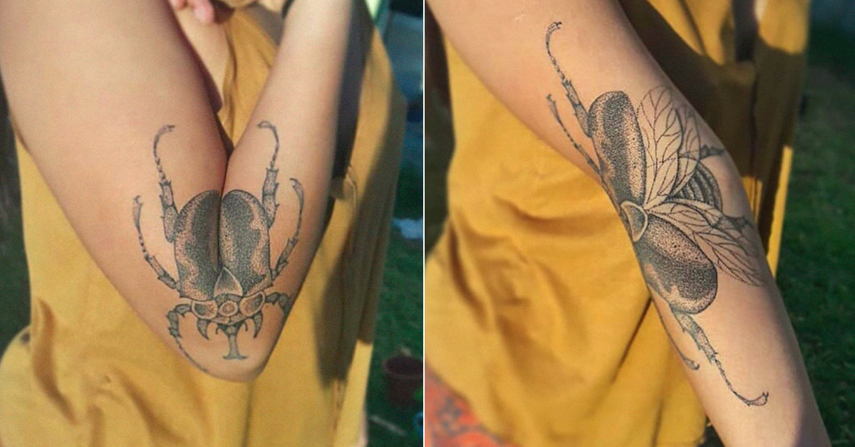 10 αρρωστημένα τατουάζ που όταν τεντώσεις τoν αγκώνα σου τα βλέπεις να ζωντανεύουν