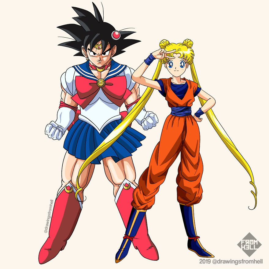 Dragon Ball και Sailor Moon άλλαξαν ρούχα κι ακόμα δεν μπορούμε να ξεπεράσουμε το σοκ