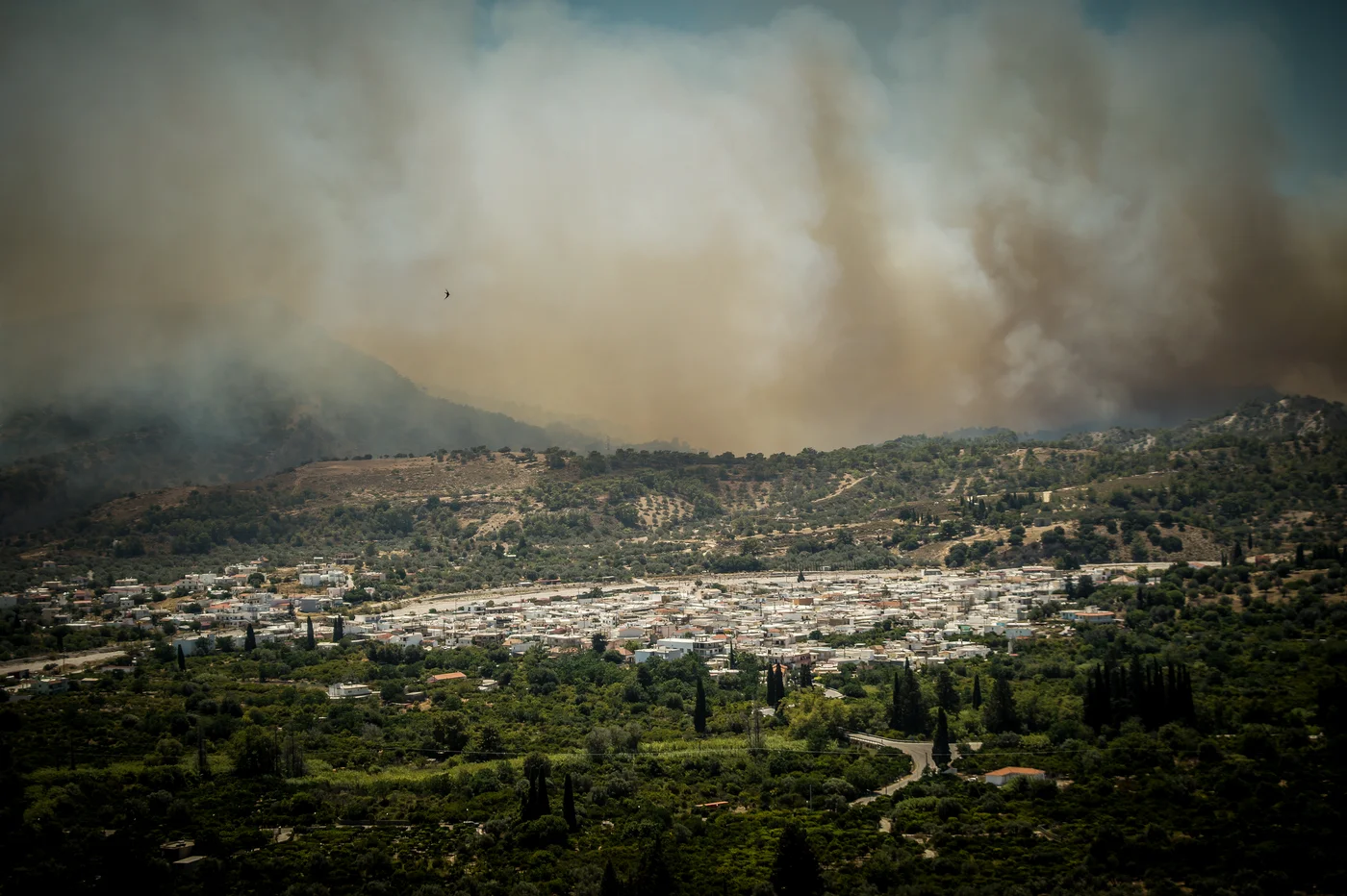 Οι πυρκαγιές στην Ελλάδα είναι ορατές από το διάστημα