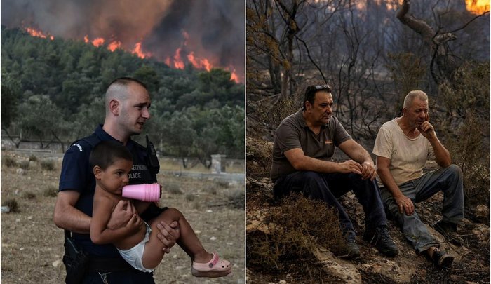 Οι καταστροφικές πυρκαγιές μέσα από τον φακό 5 φωτογράφων