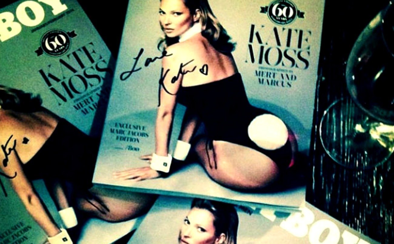 60 χρόνια Playboy – Τα καλύτερα εξώφυλλα και η Kate Moss βγαίνει από τη… τούρτα