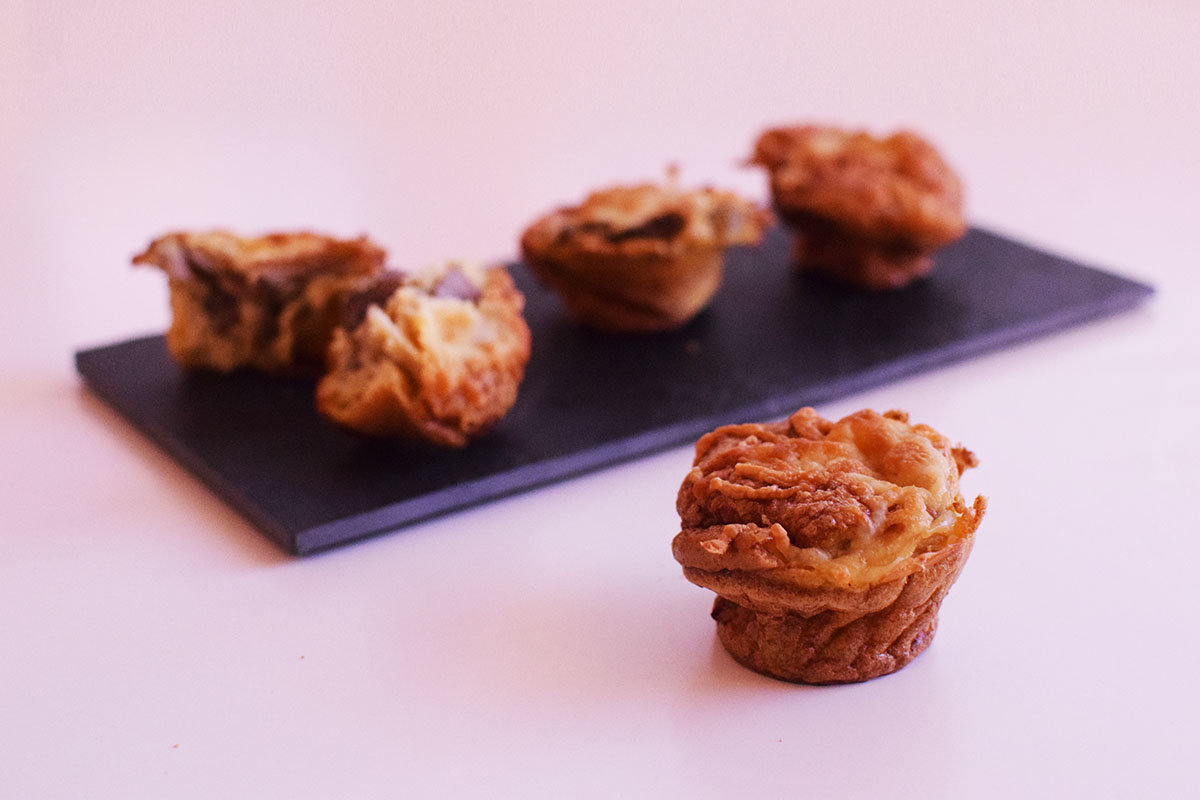 Muffins μανιταριού με 3 μόνο υλικά