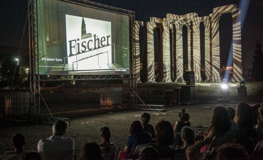 Η μπίρα Fischer σε ρόλο πρωταγωνιστή στο 8ο Athens Open Air Film Festival!