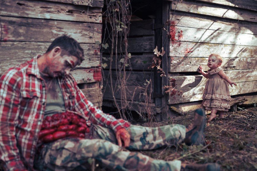 Σατανιασμένο μωρό zombie βάζει κάτω όλες τις σεζόν του “Walking Dead” μαζί