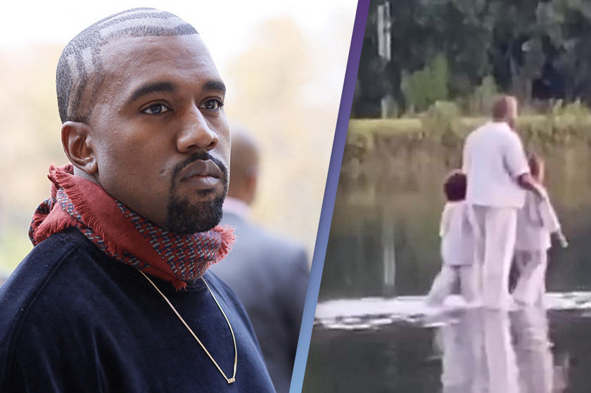Στα χαλαρά νέα της ημέρας, ο Kanye West αποφάσισε να περπατήσει στο νερό