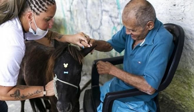 Στη Βραζιλία τα εγκαταλελειμμένα ζώα βρίσκουν καταφύγιο στα γηροκομεία