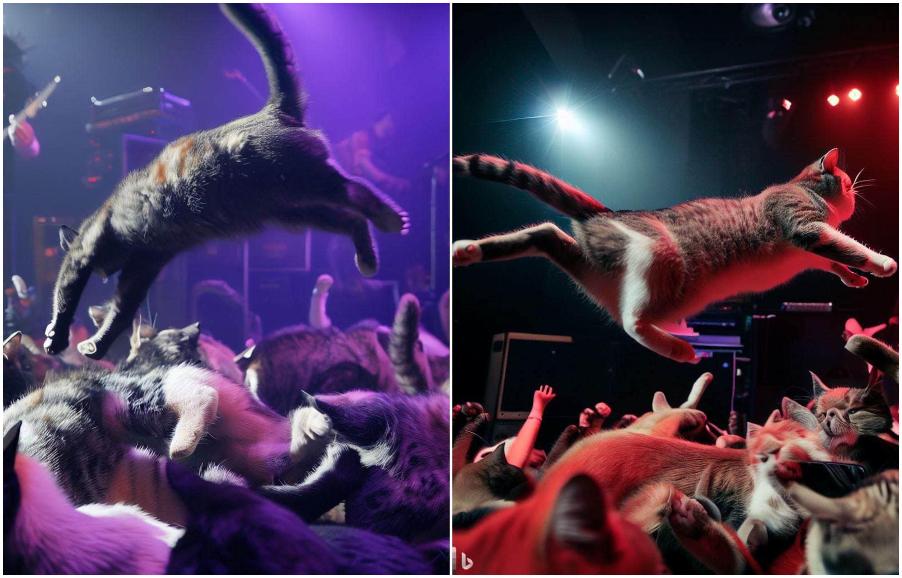 Γάτες έκαναν χαμό σε θρας μέταλ συναυλία και ναι, είναι ακριβώς αυτό που νομίζεις