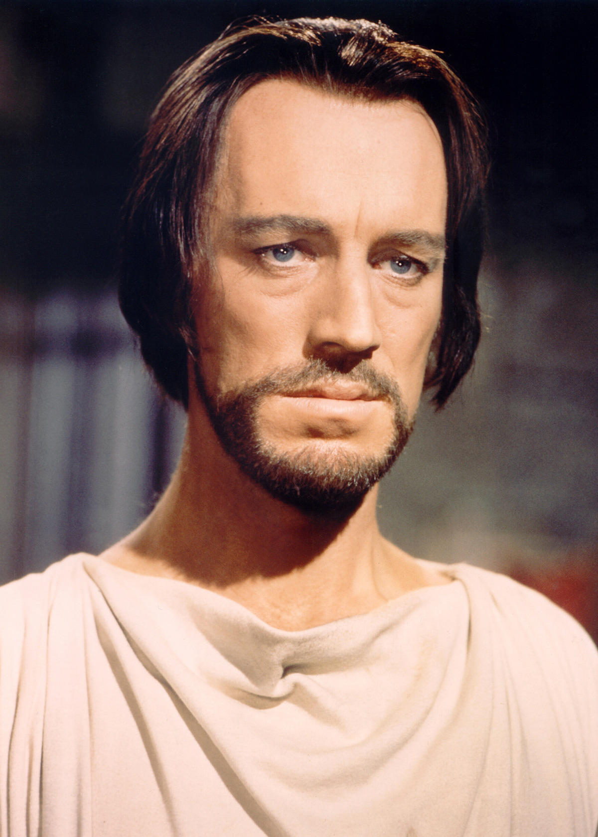 Ο Μαξ φον Σίντοου στον ρόλο του Ιησού. Η ταινία προβαλλόταν κάθε Πάσχα.