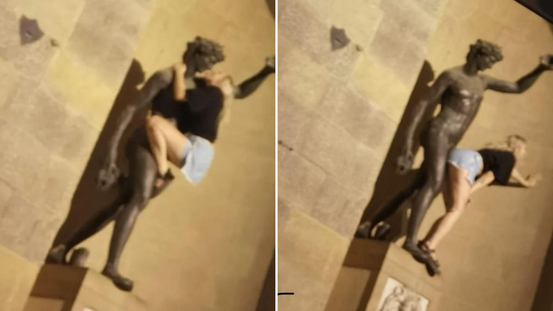 Τουρίστριες προσποιήθηκαν πως έκαναν σεξ με άγαλμα στη Φλωρεντία και οι ντόπιοι τα πήραν άσχημα μαζί τους